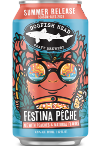 2025 Summer Variety pack Festina Peche illustrated by Drew Millward of a happy looking small animal with sunglasses gazing at peaches