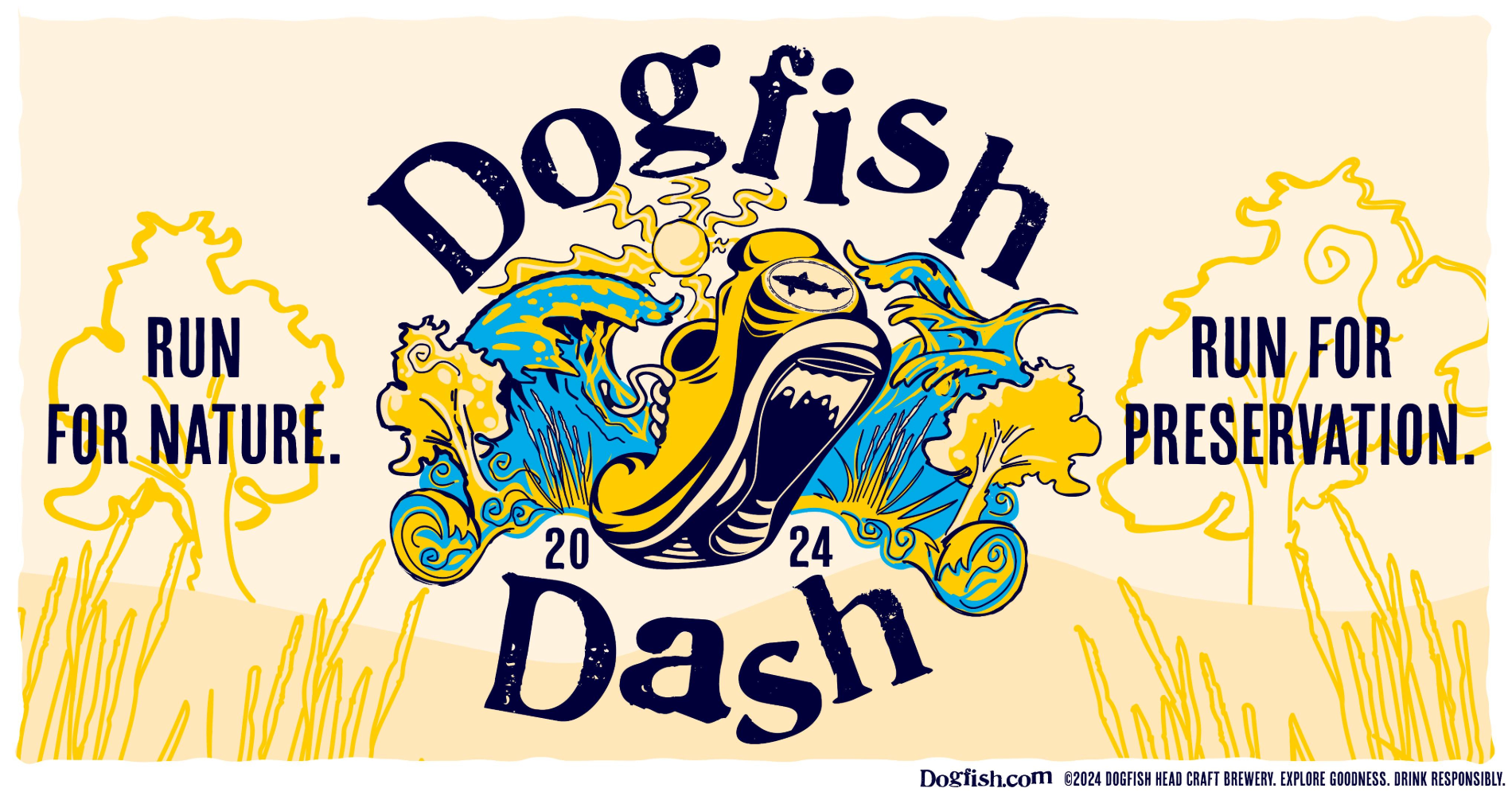 Dogfish Dash run for nature run for preservation. September 29, 2024