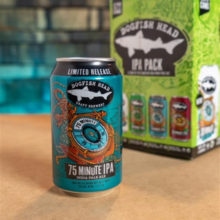 75 Minute IPA next to our All IPA Variety Pack