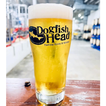 Dogfish Head beer Spritzetti! in a pint glass