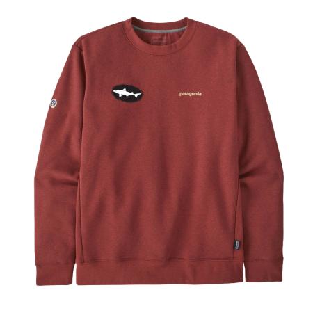 Patagonia M Red Fitz Roy Crew Sweatshirt