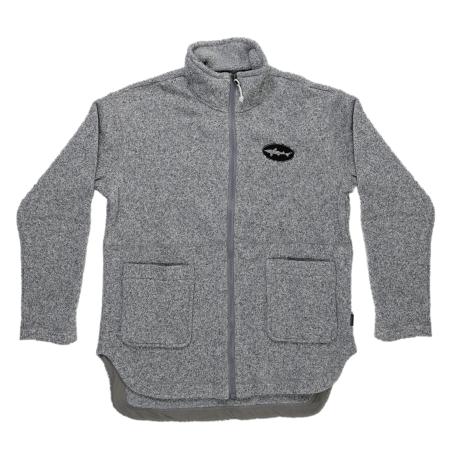 Patagonia W Heather Gray Full Zip Sweater Coat