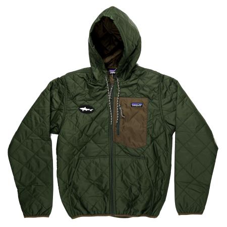 Patagonia M Dark Green Full Zip Bomber Jacket