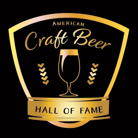 Craft Beer Hall of Fame logo on a black background