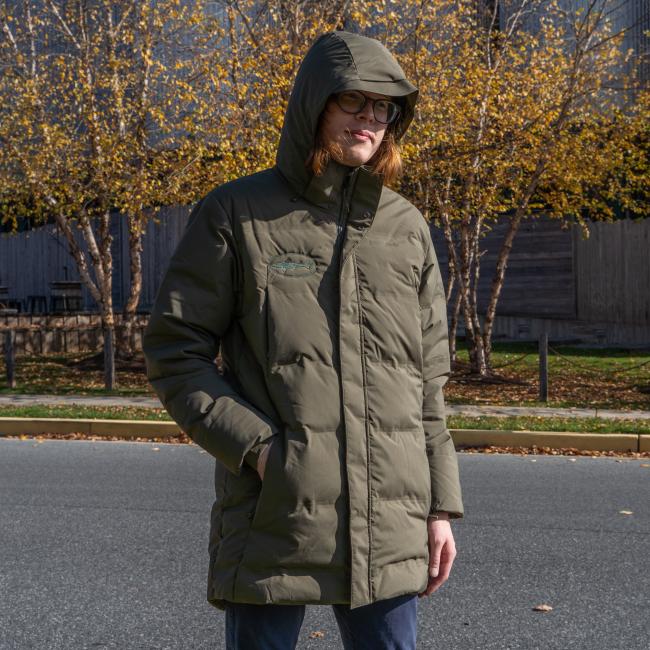 Patagonia parka sale green