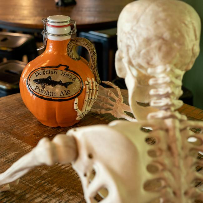 Skeleton Punkin Growler