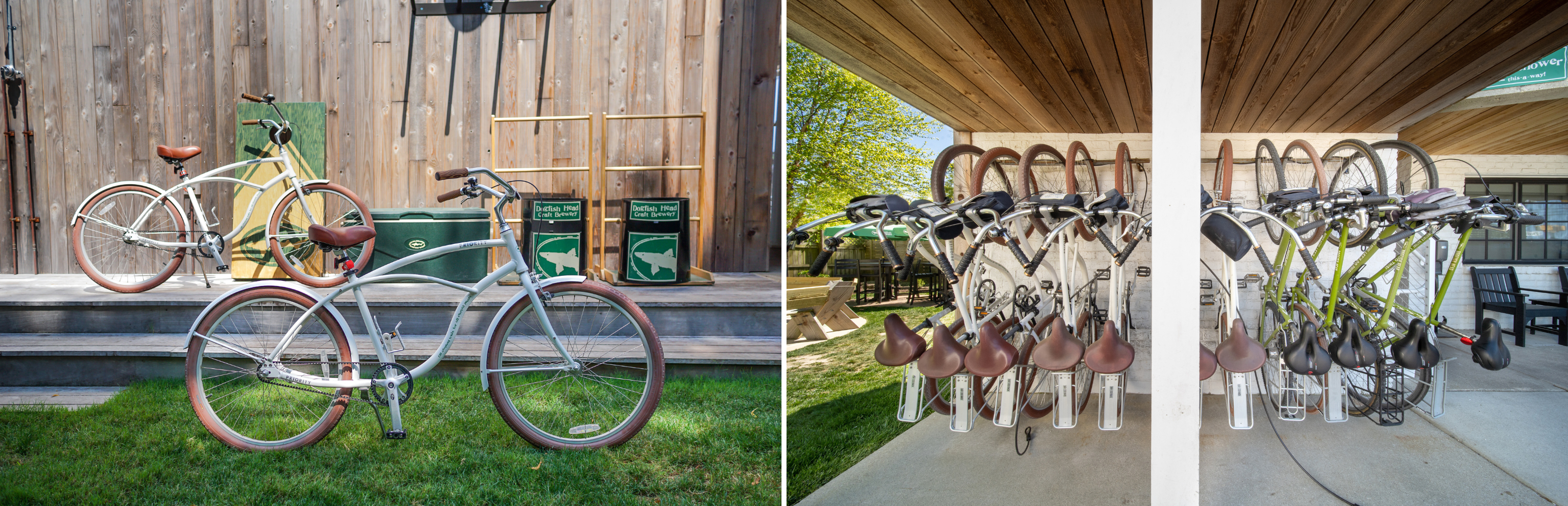 Photos of Priority Bicycles at the Dogfish INN.